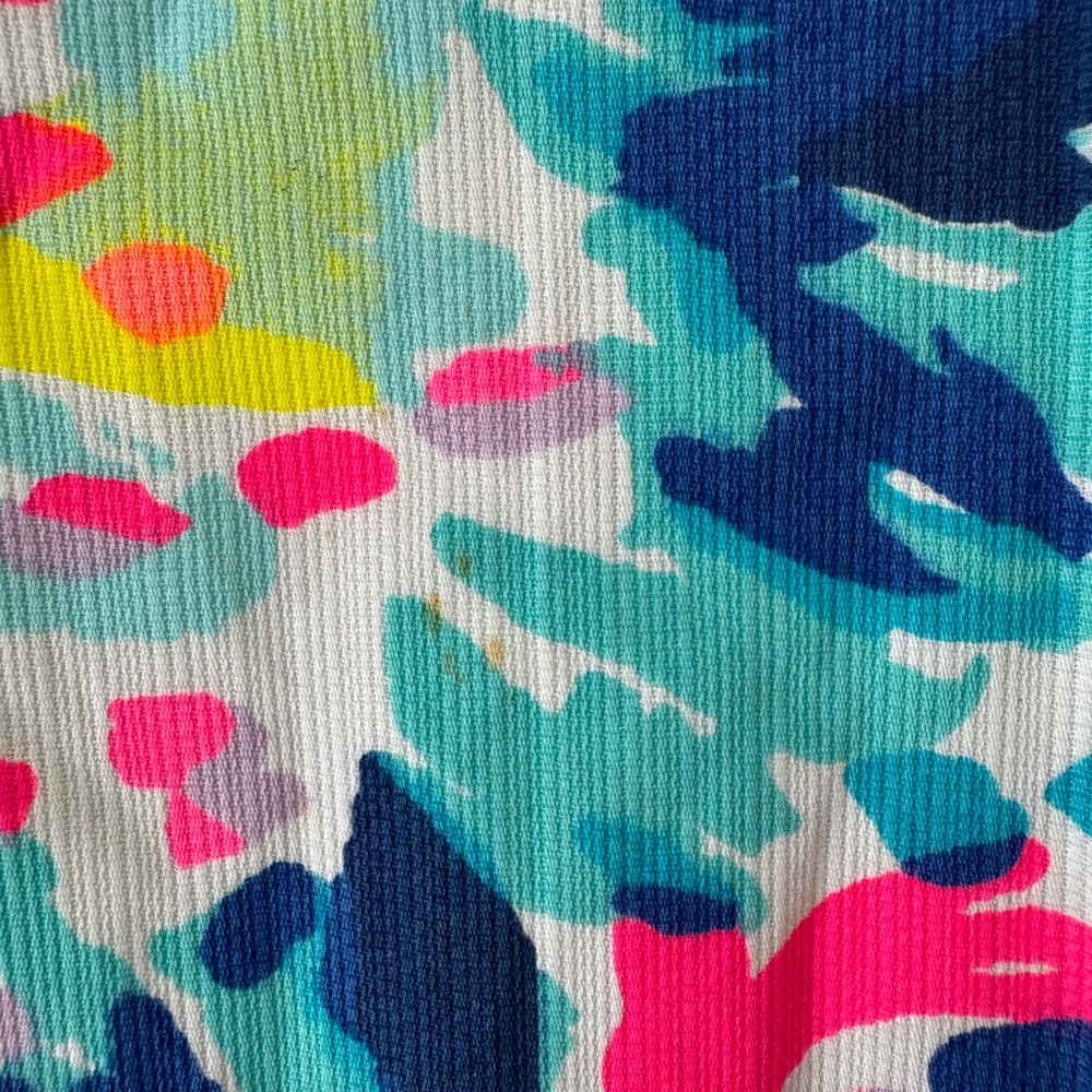 NWT Sz 00 Lilly Pulitzer Adara Shift Dress with Pink and Blue Floral - Picture 5 of 10